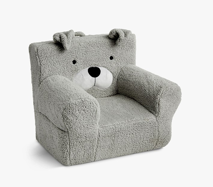 Kids Anywhere Chair®, Gray Sherpa Dog | Pottery Barn Kids