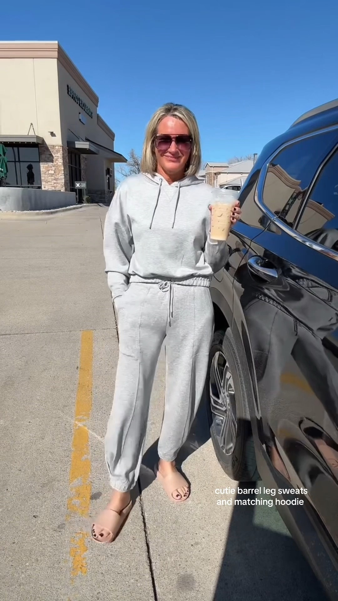 Walmart matching sweatsuit set 🤍

Scoop Scubaknit Pullover Hoodie
Scoop Scubaknit Barrel Pants

The most affordable two piece set in my closet! 

• Soft premium scuba knit
• Relaxed fit
• Elastic waistband
• Modern barrel leg silhouette
• Easy everyday style

On sale! Colors are going fast! 

True to size. I'm wearing XS in the pants. M for an oversized fit in the hoodie. Linked here 🤍

#LTKmorningroutine #LTKmomlife #LTKootd