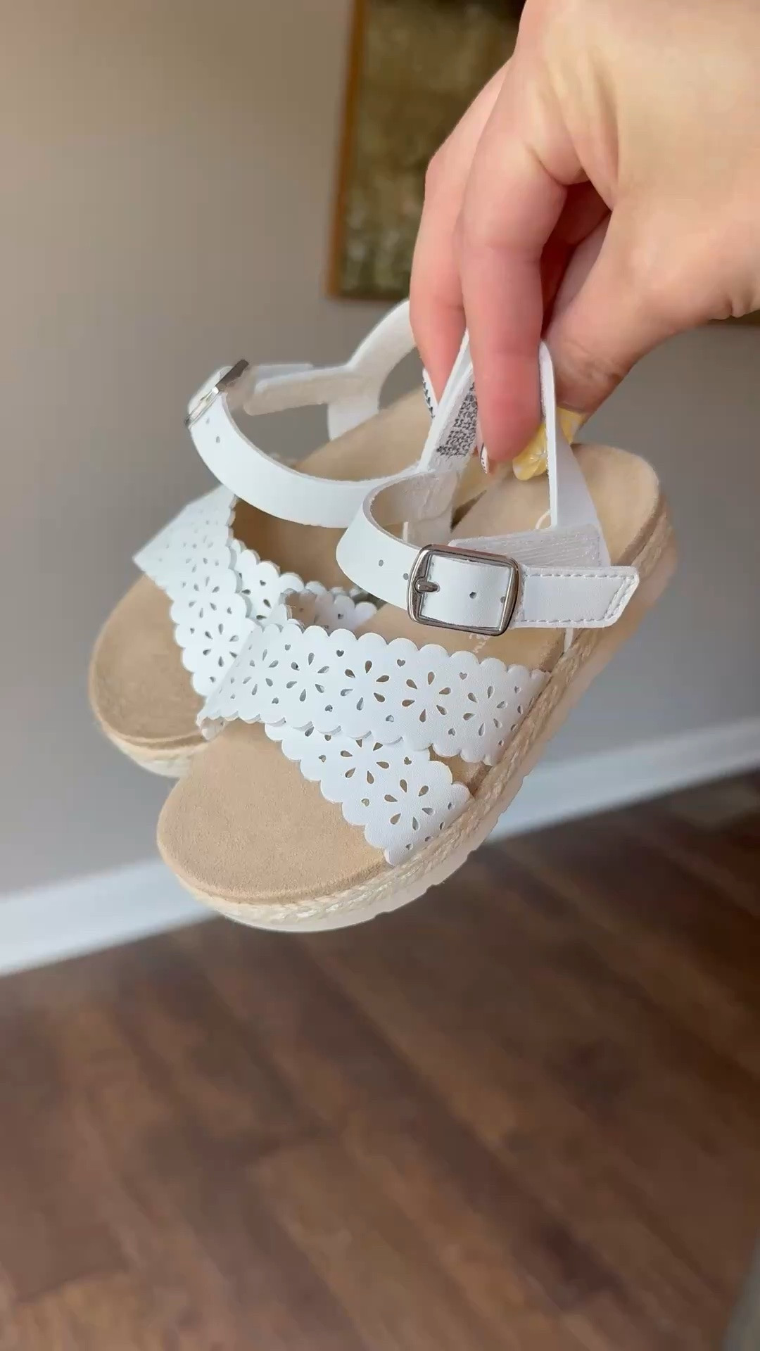 Only pink available online but I found the white in store, so cute! 
▫️
▫️
▫️

white toddler sandals, toddler girl summer sandals, toddler girl shoes, white sandals for girls, toddler fashion, toddler summer outfit, girls sandals, toddler style, summer shoes for toddlers, toddler outfit ideas, kids fashion, comfortable toddler sandals

#LTKKids #LTKmomlife #LTKSeasonal