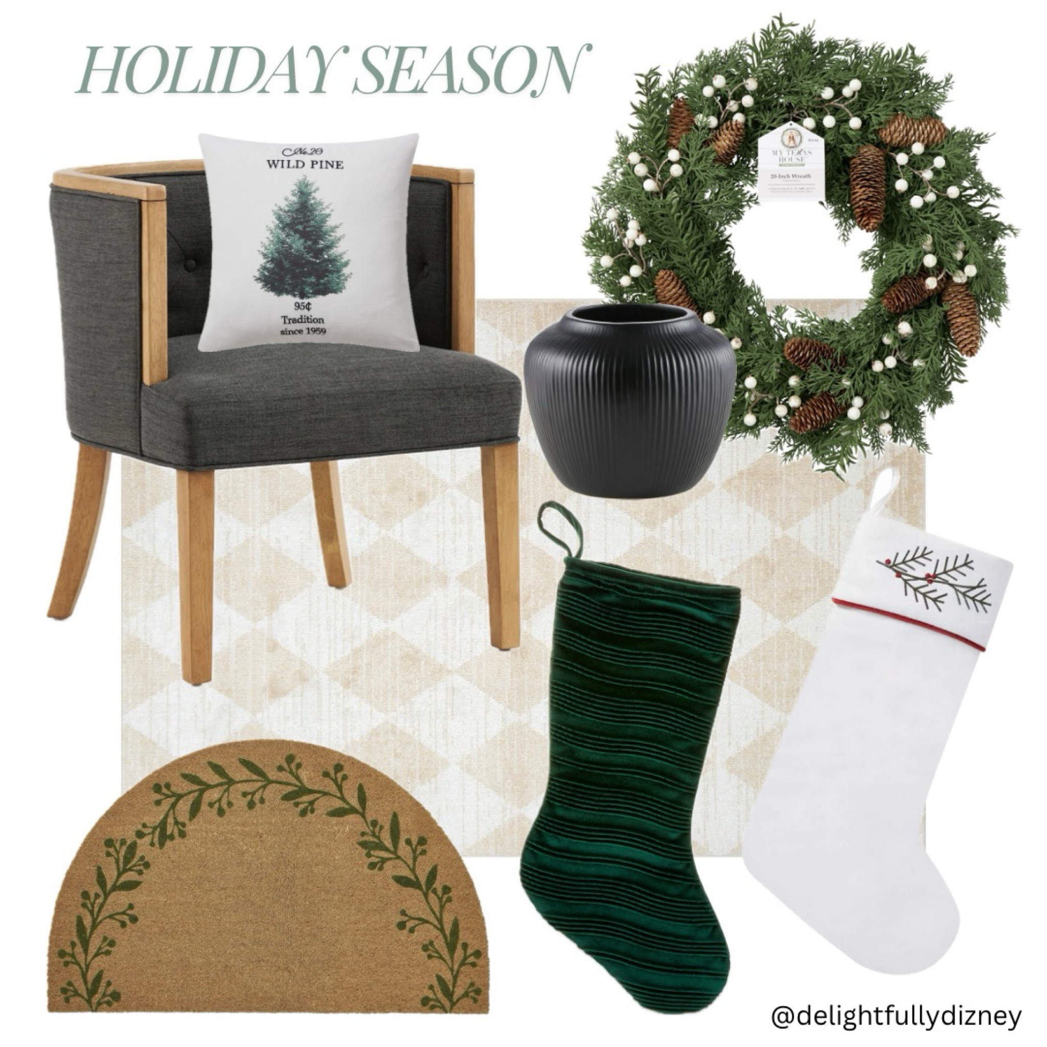 Walmart is already dropping some new home decor pieces for the upcoming holiday winter Christmas season. Shop now, these items will go fast. I’m loving this new wreath from The Texas Home this year. Mixing black and forest green for the holiday season gives a timeless look. 

#LTKHome #LTKSeasonal