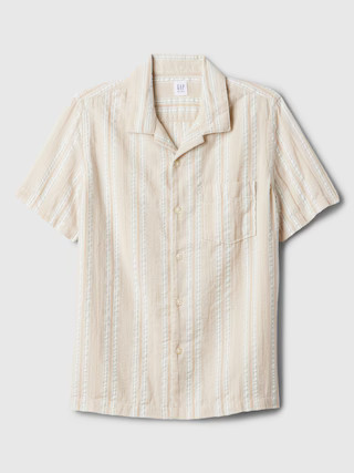 Kids Poplin Vacay Shirt | Gap Factory