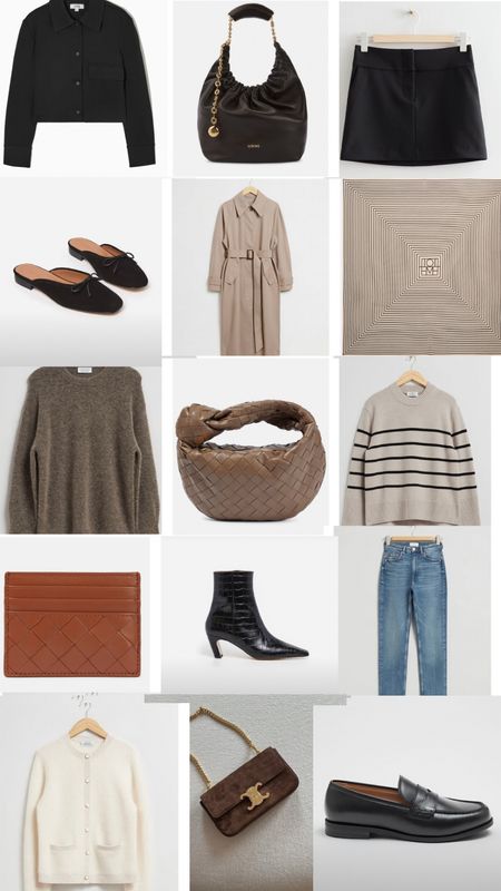 September wish list


outfit inspiration, autumn style, Knitted Cardigan, & Other Stories, Slim Cut leans, Jodie Mini leather tote, Wool Knit Jumper, relaxed knit jumper, silk scarf, card wallet, relaxed mid length trench coat, tailored mini skirt, cropped twill jacket, COS, Loewe leather shoulder bag, Leather Penny Loafers, Arket, Flattered, suede loafers, black croco boots. 

#LTKGiftGuide #LTKeurope #LTKSeasonal