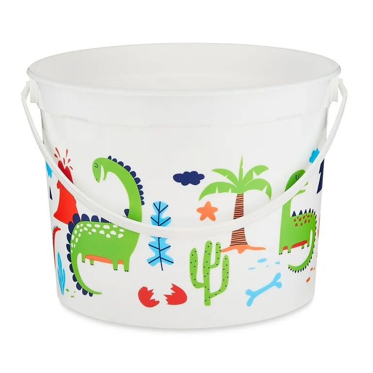 Easter 5-Quart Plastic Bucket, White Dinosaur, Way To Celebrate | Walmart (US)
