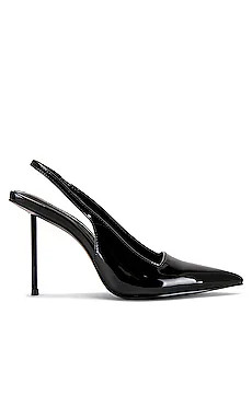 FEMME LA G63 Slingback Pump in Nero from Revolve.com | Revolve Clothing (Global)