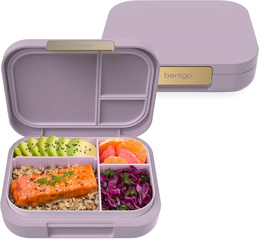Bentgo Modern - Adult & Teen Bento Lunch Box; 3-4 Compartments, Leak-Resistant, 5.5 Cup Capacity/... | Amazon (US)