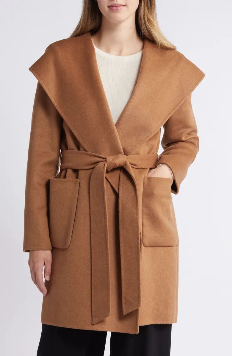 Hooded Wrap Coat | Nordstrom