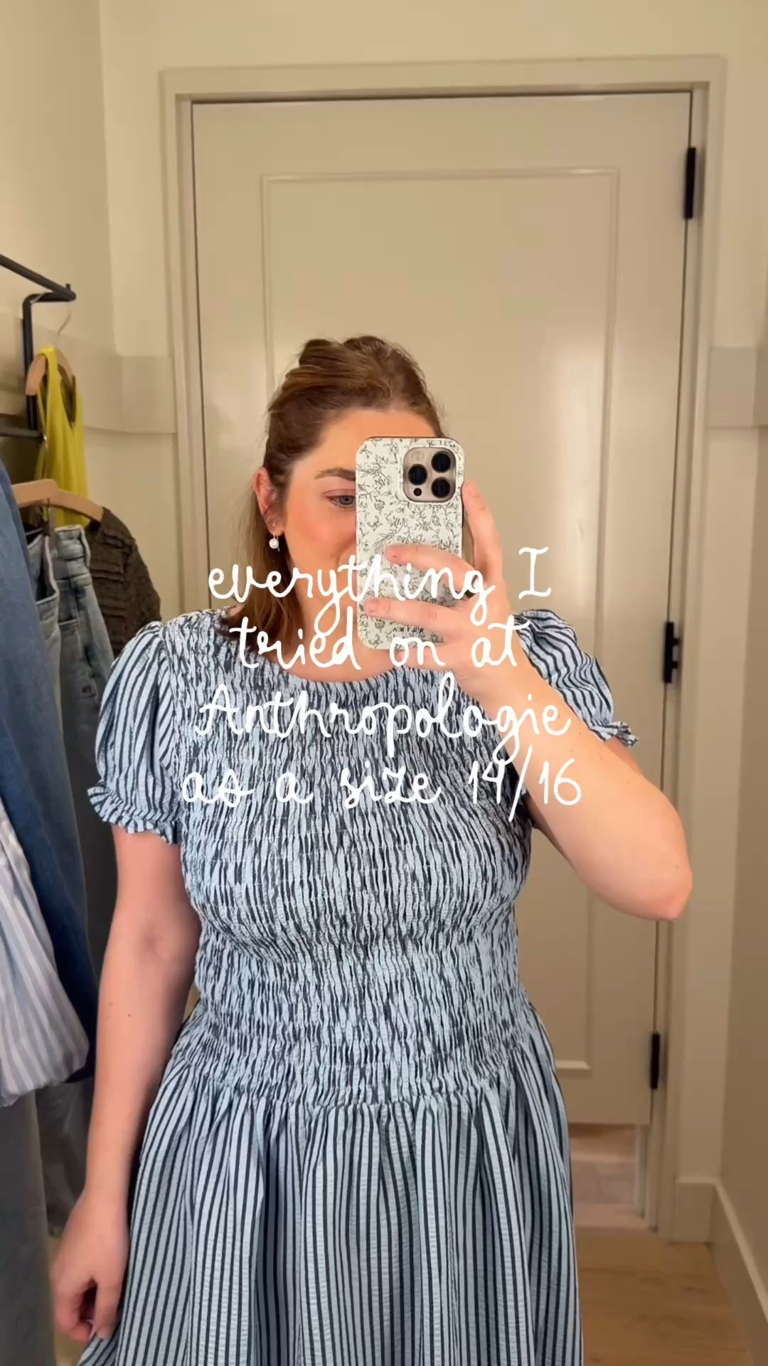 Wearing large in striped dress, xl in green dress, 32 in all pants (they have stretch), medium in white top, xl in lace tee, xl in bubble button down but size down it runs big, xl in athletic shorts, large in pink top

#LTKMidsize #LTKPlusSize #LTKootd
