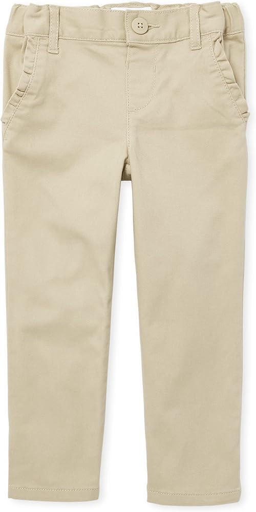 The Children's Place Baby Girls' and Toddler Skinny Chino Pants | Amazon (US)