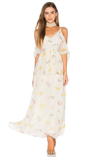 Free People Magnolia Maxi Dress in Ivory | Revolve Clothing
