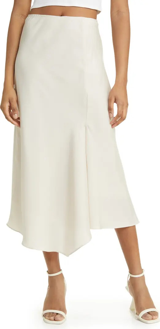 Satin Midi Skirt | Nordstrom