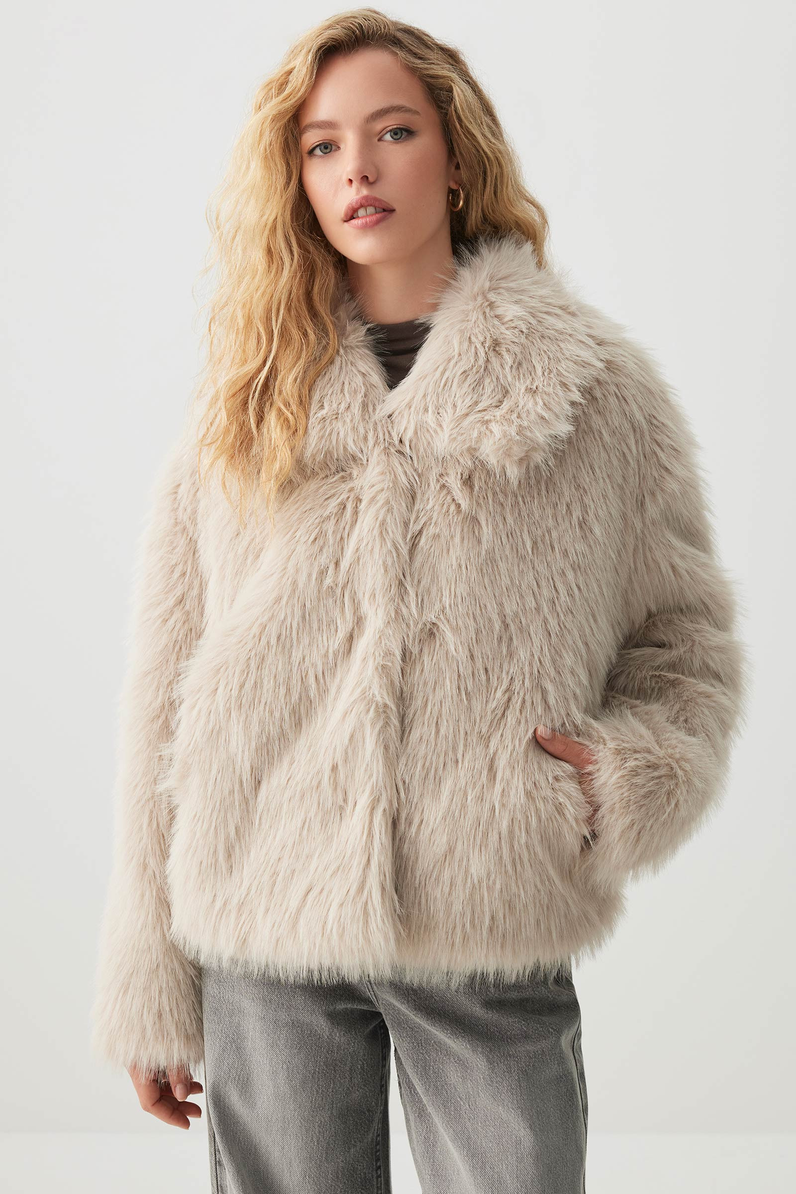 Short Faux Fur Coat | Ardene