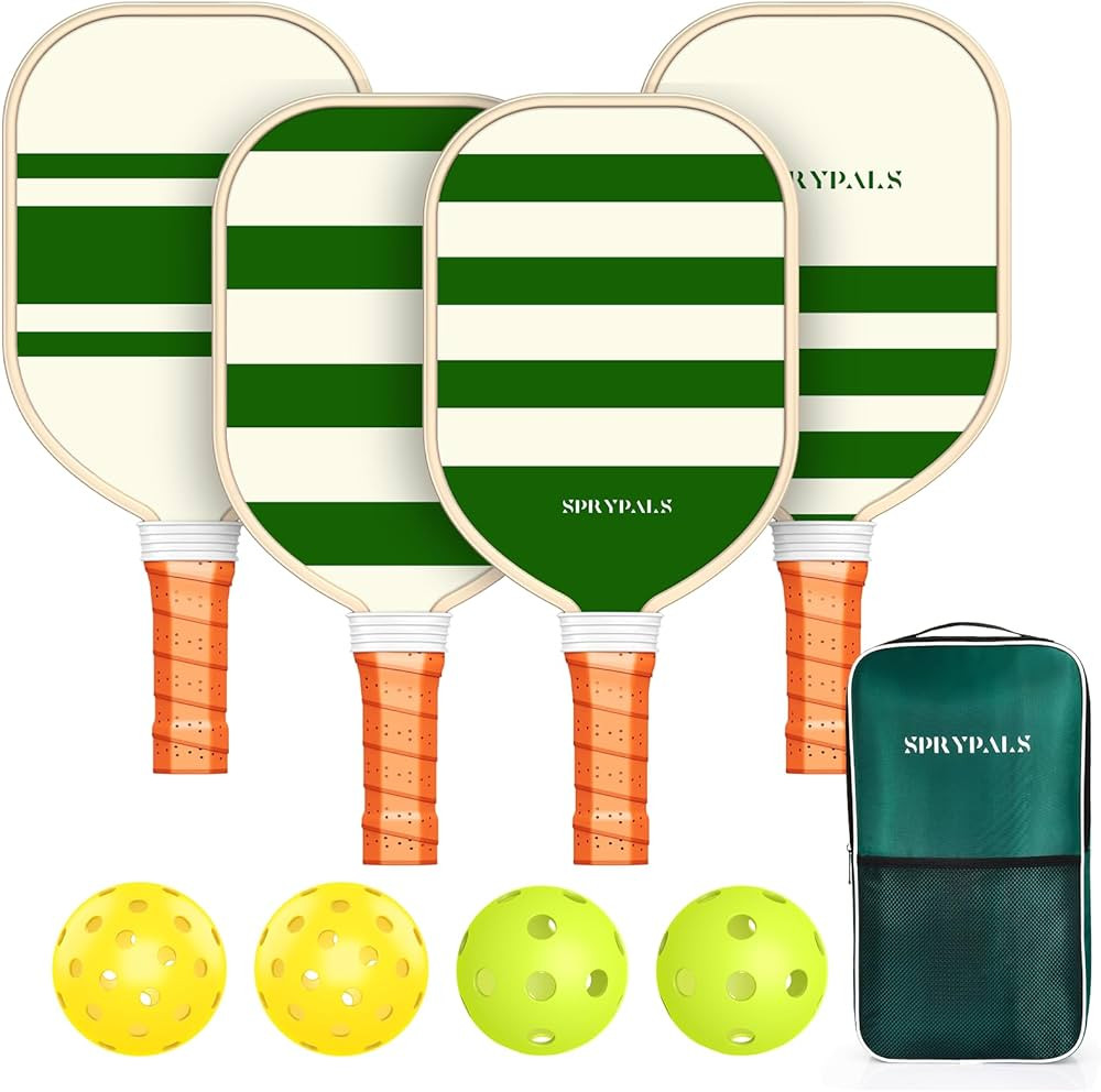 Pickleball Paddles Set USAPA Approved, Lightweight and Durable with Unique Design, USAPA Approved... | Amazon (US)