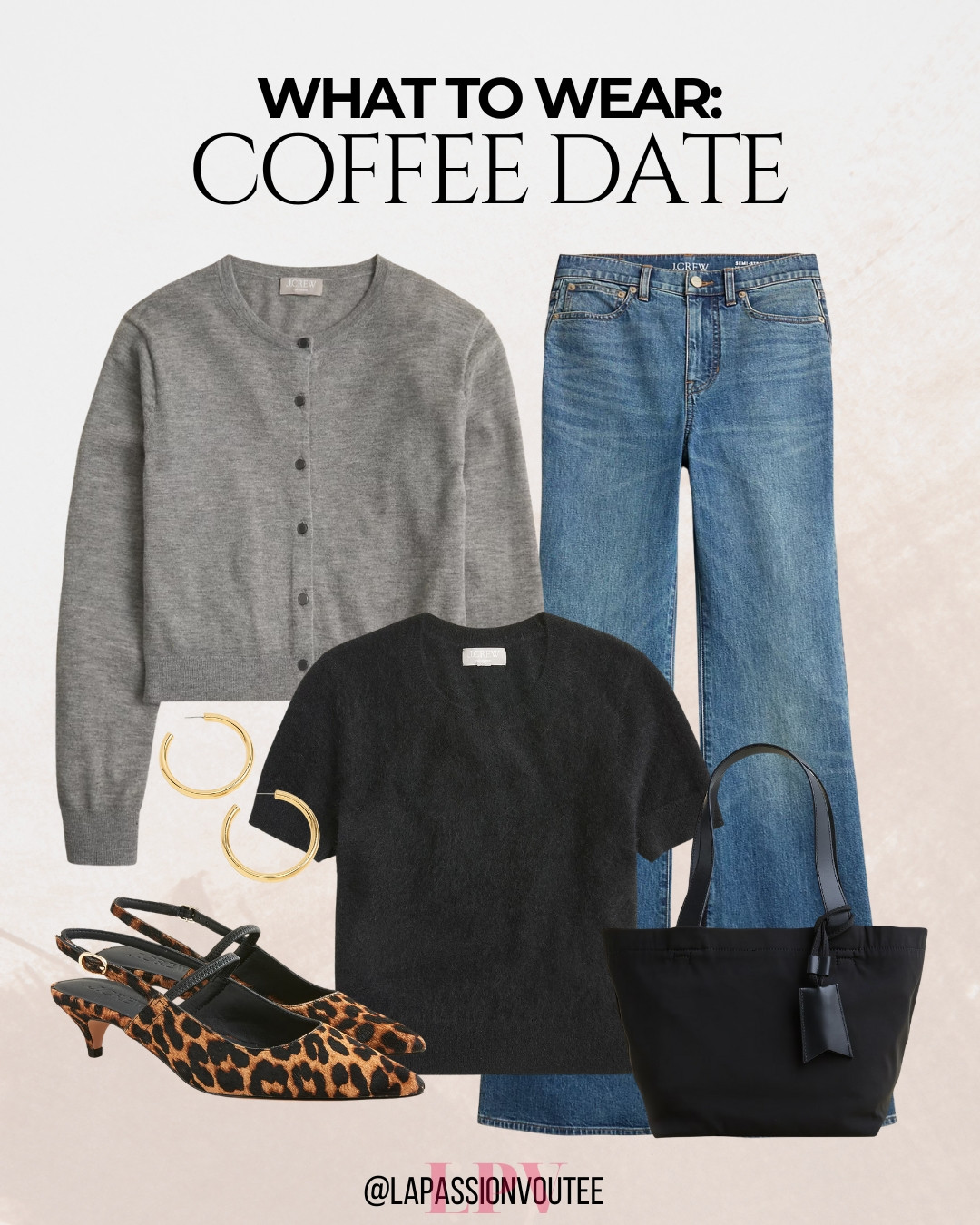 This coffee date outfit idea is made for easy, relaxed days ☕✨ Comfortable layers and thoughtful details create a look that feels put-together but never forced. Ideal for grabbing coffee, meeting friends, or enjoying a slow morning while still feeling confident and stylish. 🤍✨ 

 #LTKSeasonal #LTKFindsUnder50 #LTKFindsUnder100