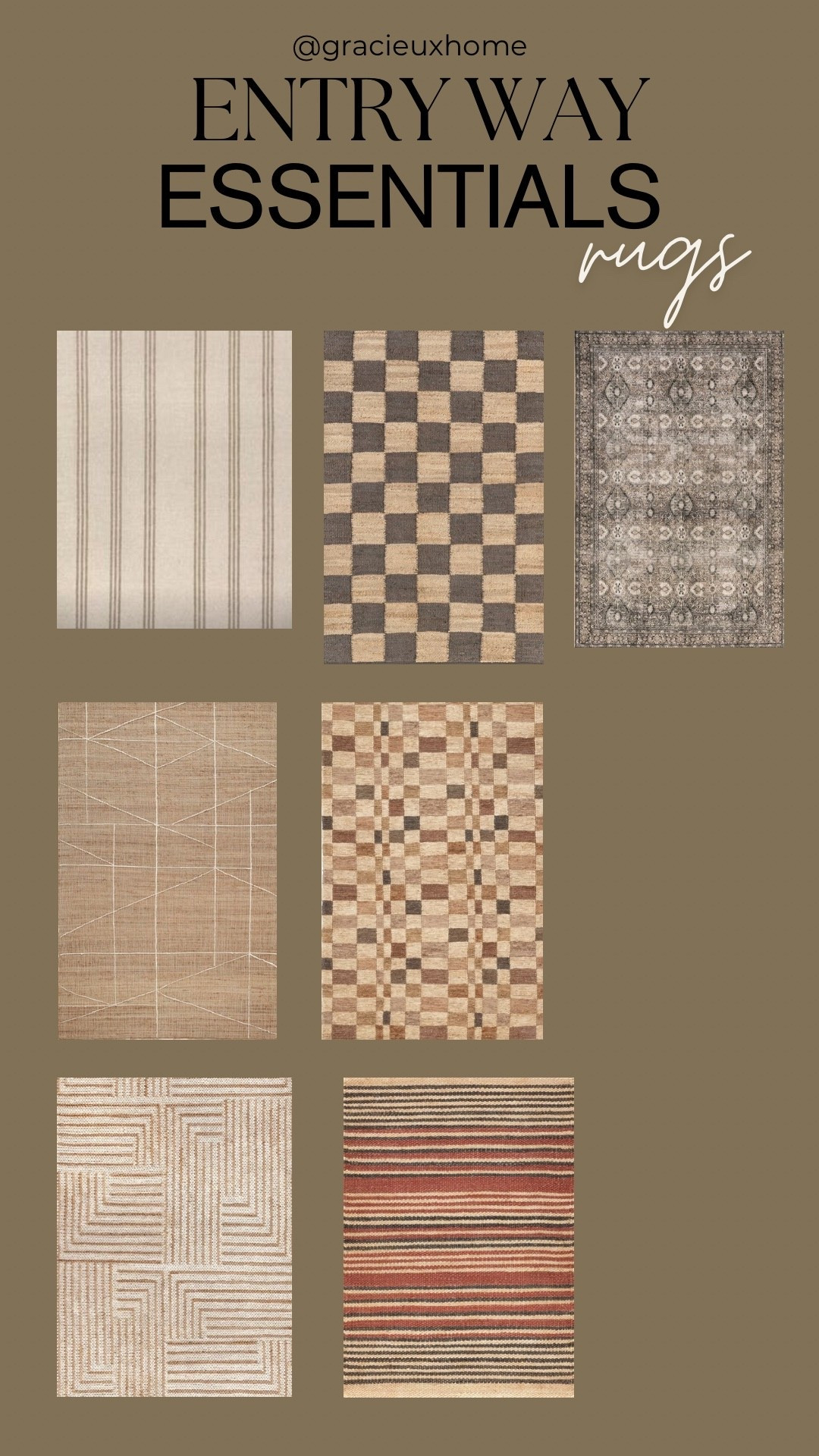 Entry way rug line up

#LTKHome #LTKSaleAlert #LTKSeasonal