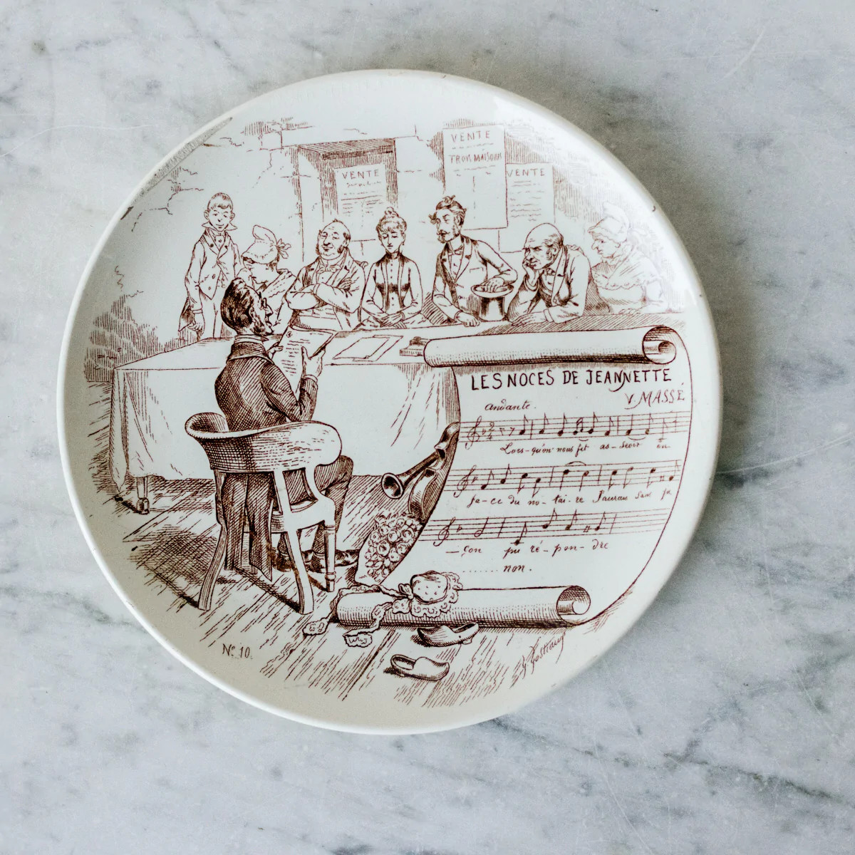 Trio of Transferware Plates | Elsie Green US