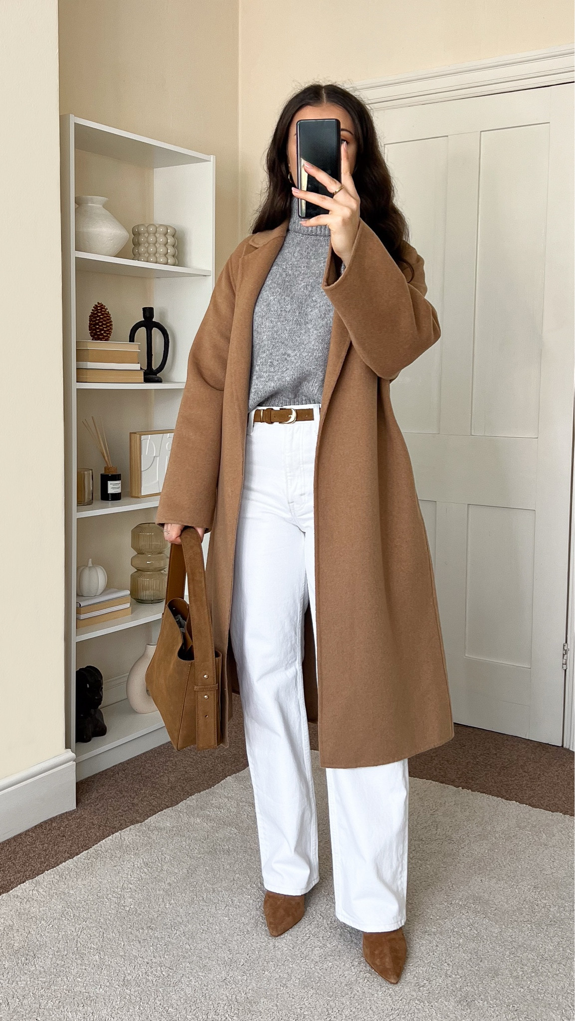 Casual chic autumn outfit. Jumper is Mango, wearing size S. Coat is old Mango, wearing size S, I’ve linked similar. Jeans are COS, wearing size W27. 

#LTKautumn #LTKstyletip #LTKeurope