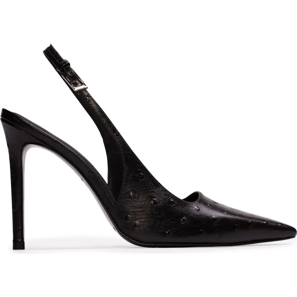 BLACK SUEDE STUDIO Lainey 100 Patent Pump in Black Patent Leather at Nordstrom, Size 39 | Nordstrom