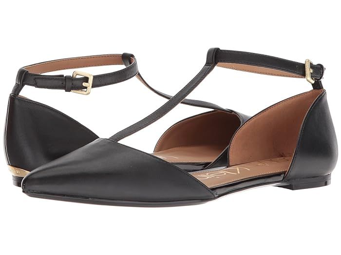 Calvin Klein Ghita Flat (Black) Women's Dress Flat Shoes | Zappos