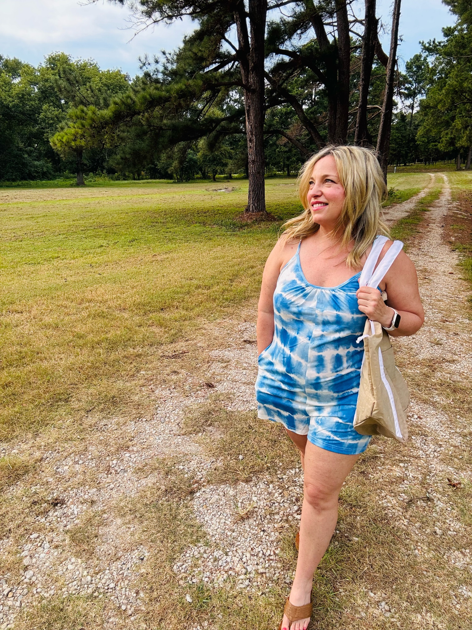 Size up 1-2 sizes in this if you’re curvy! 

#LTKTravel #LTKMidsize #LTKOver40