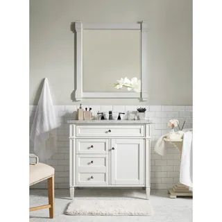 Brittany 36" Single Cabinet, Cottage WhiteImage Gallery1 / 25View this item in 3D and in your roo... | Bed Bath & Beyond