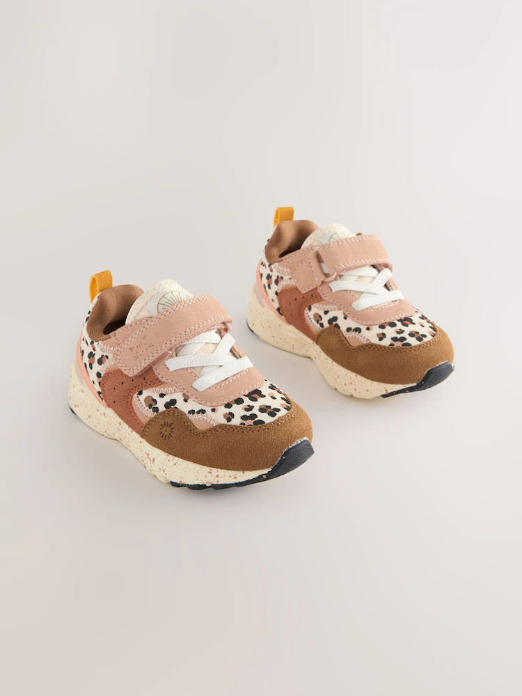 Neutral Animal Standard Fit (F) Elastic Lace Touch Fasten Trainers | Next US