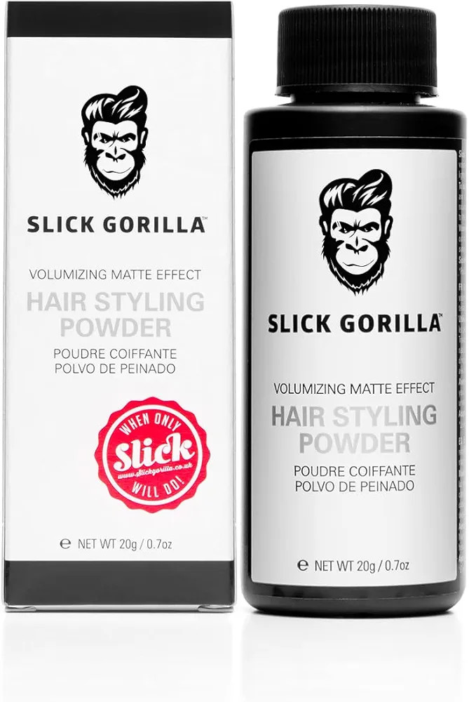 Slick Gorilla Hair Styling Powder for Men 0.70 oz (20ml) | Texture Powder | Matte Finish | 24 Hou... | Amazon (US)