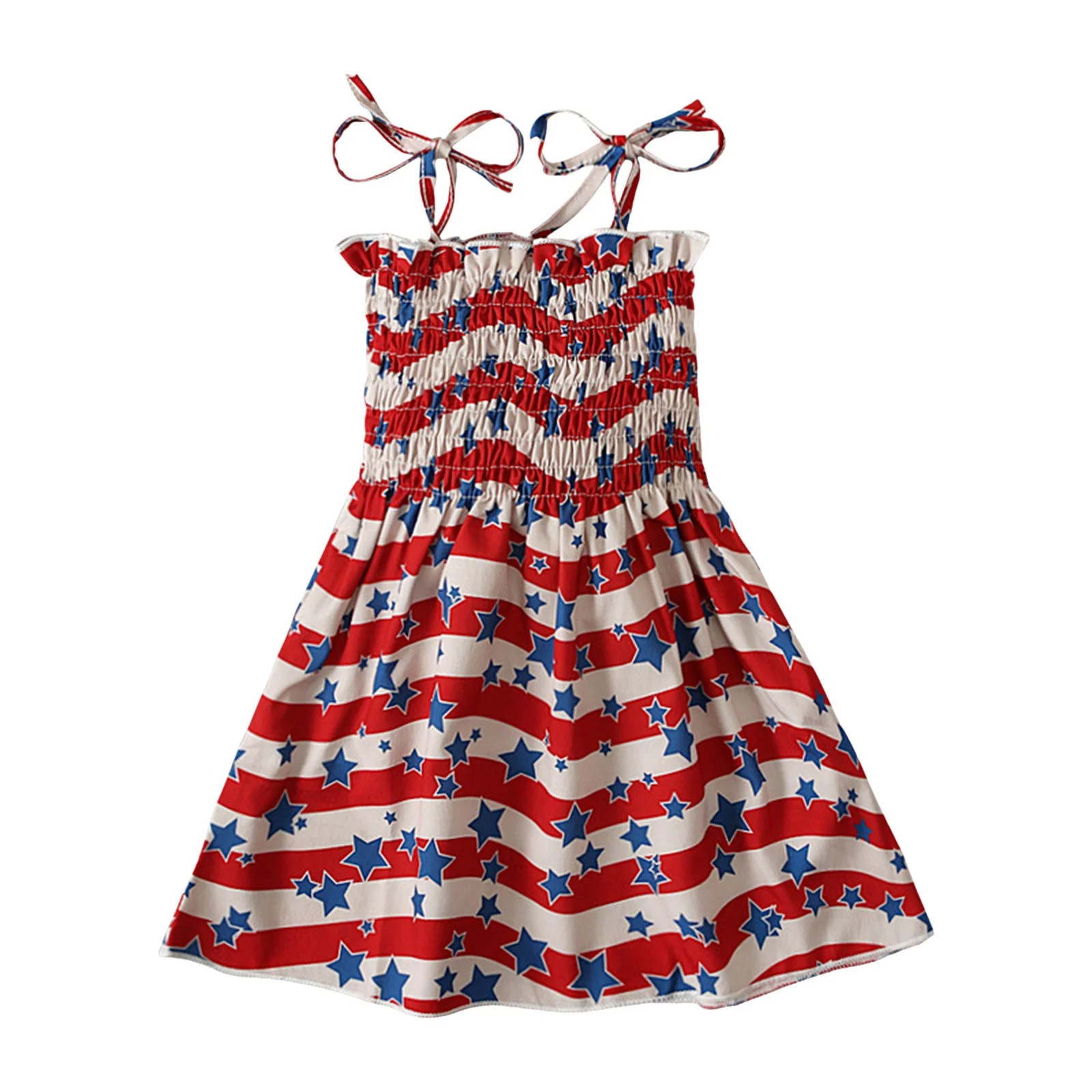 Zanarzt Kids Toddler Girl 4th Of July Outfit Kid Girls July 4th Dress Star Toddler Patriotic Outf... | Walmart (US)