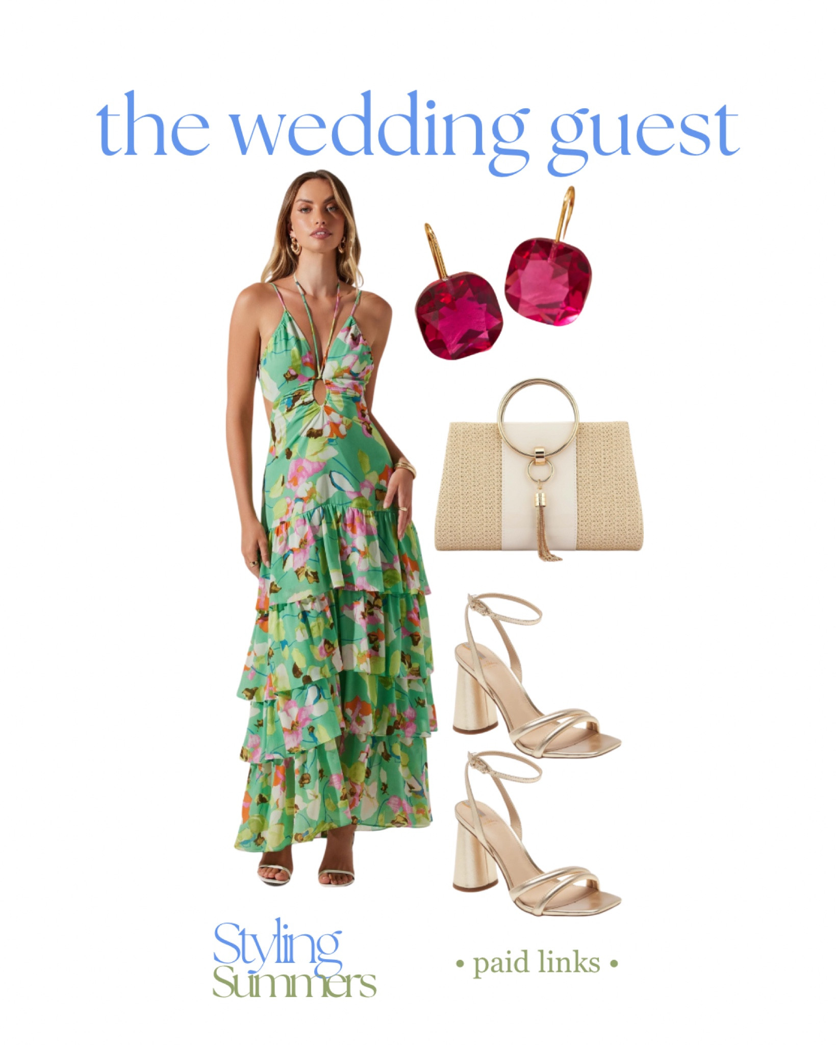 Summer wedding guest outfit ideas wedding guest dress black tie wedding 

#LTKwedding #LTKfindsunder100 #LTKSeasonal