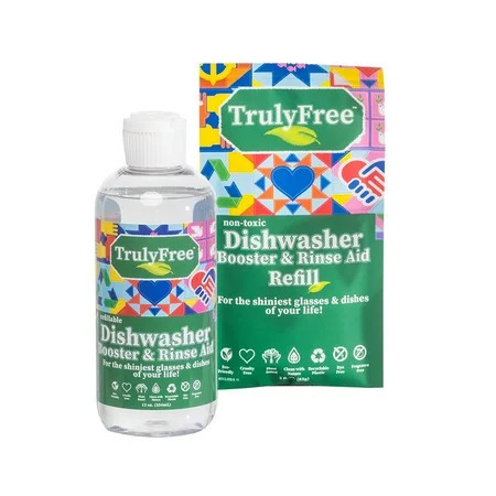 Truly Free Refillable Non-Toxic Dishwasher Booster & Rinse Aid Starter Kit | Walmart (US)