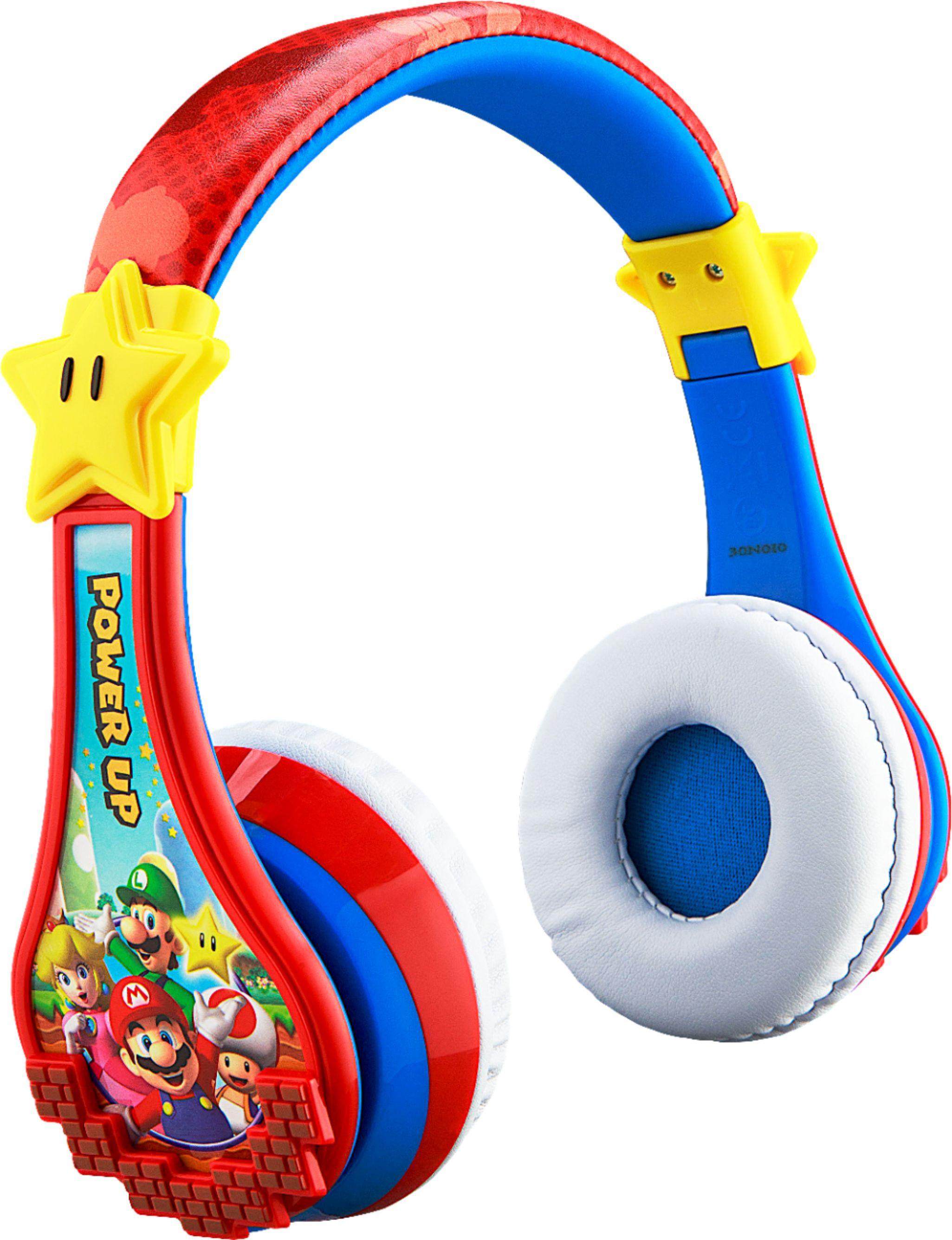 eKids Super Mario Bluetooth Headphones red MO-B52.EXV23 - Best Buy | Best Buy U.S.