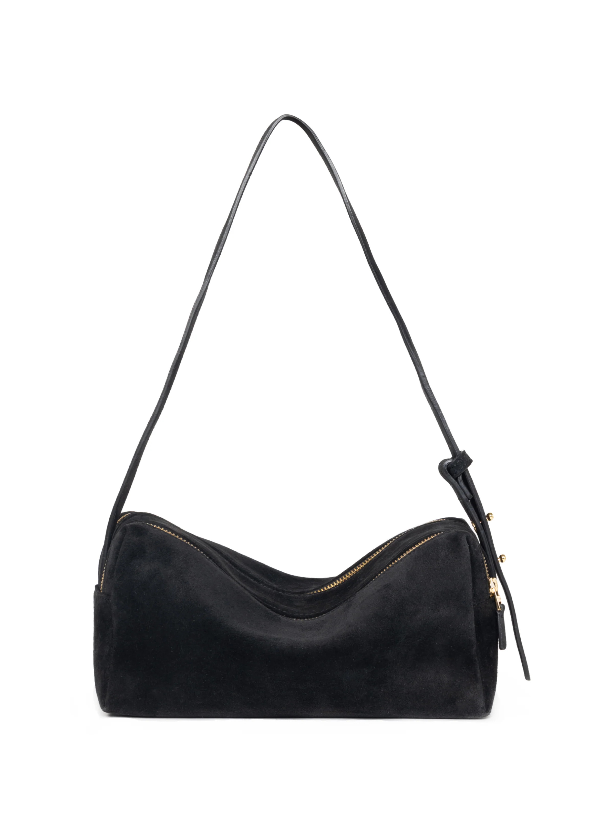 Trousse Suede Black - Handbags for Women - Elleme | Elleme
