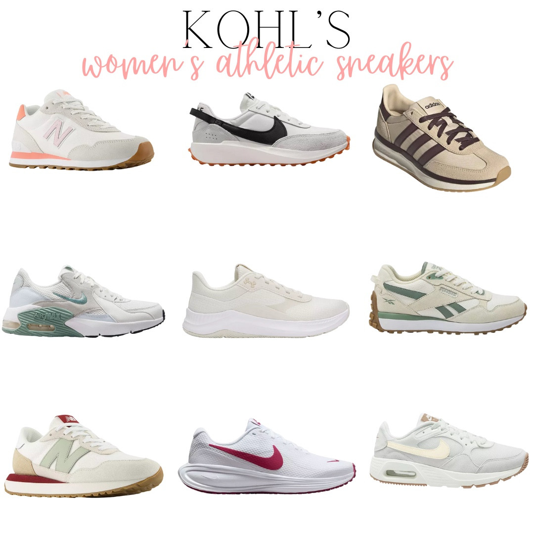 If getting back into workouts or daily movement is part of your new year plans, Kohl’s has plenty of women’s athletic sneakers to choose from. We’ve rounded up a few styles that feel practical and easy to work into your routine! You can shop our picks below on our LTK! @kohls #ad #kohlspartner #kohlsfinds

#LTKActive #LTKfitnessgoals #LTKootd