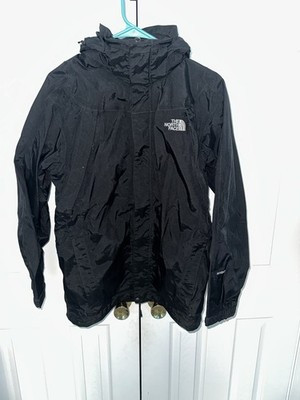 The North Face Jacket Mens S Black HyVent Hooded Waterproof Rain Shell Outdoor | eBay US