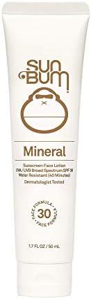Sun Bum Mineral SPF 30 Non-Tinted Sunscreen Face Lotion | Vegan and Reef Friendly (Octinoxate & O... | Amazon (US)