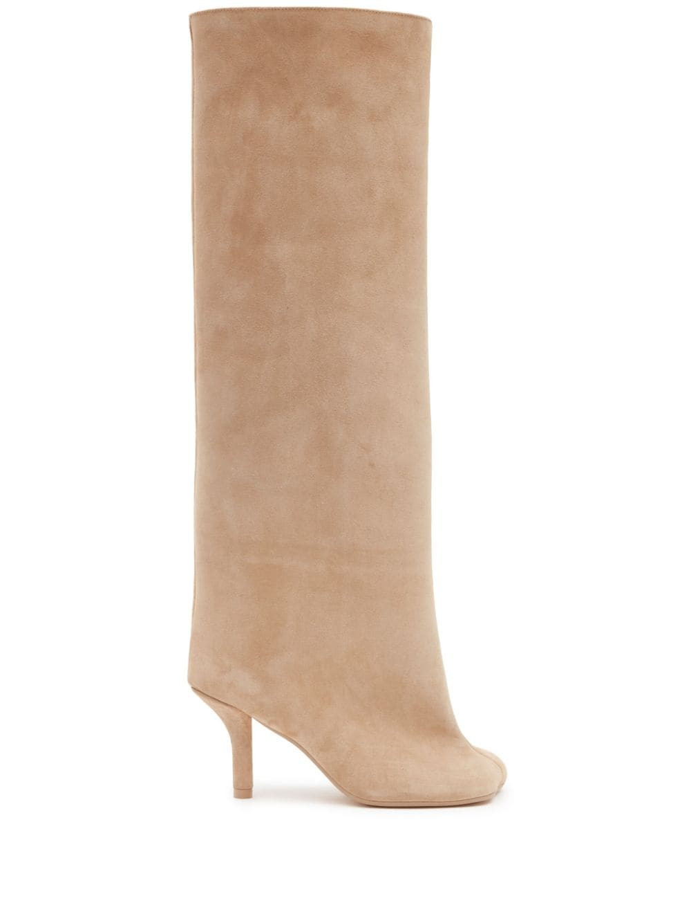 MM6 Maison Margiela Anotomic slip-on suede boots - Neutrals | Farfetch Global