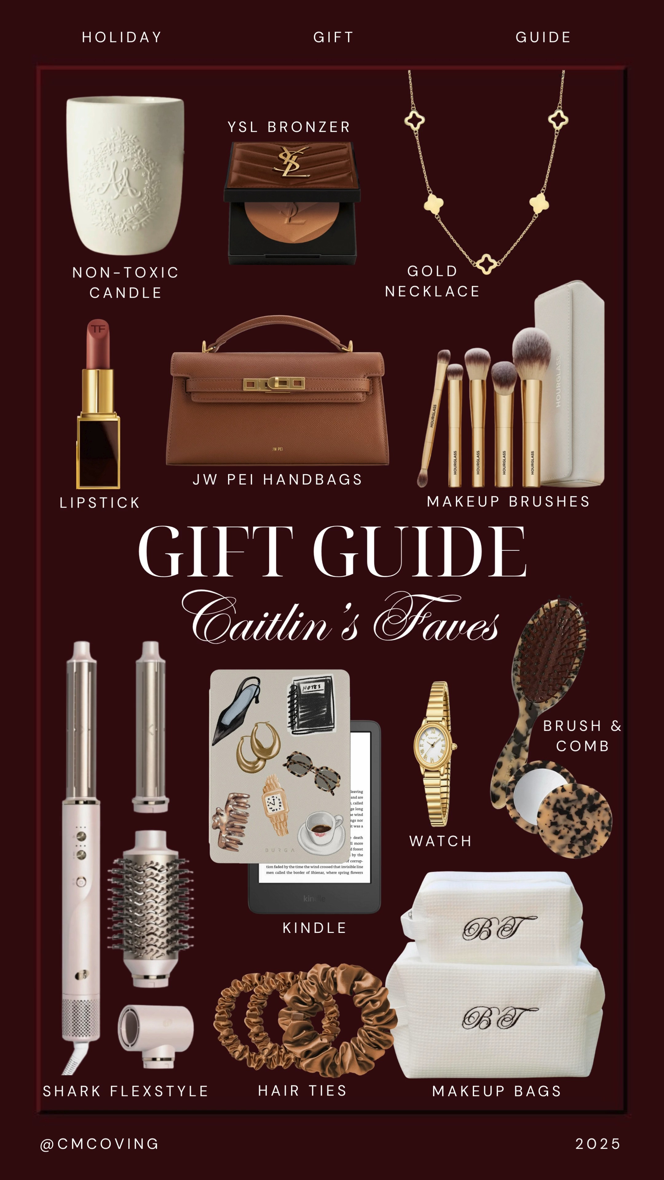A Gift Guide of My Favorites  🤎

Christmas gift, Christmas gift guide luxury gifts, black Friday, cyber Monday, gift guide, Christmas gift, shark air wrap, kindle, purse, Christmas candle 

 #LTKCyberWeek #LTKGiftGuide #LTKHoliday