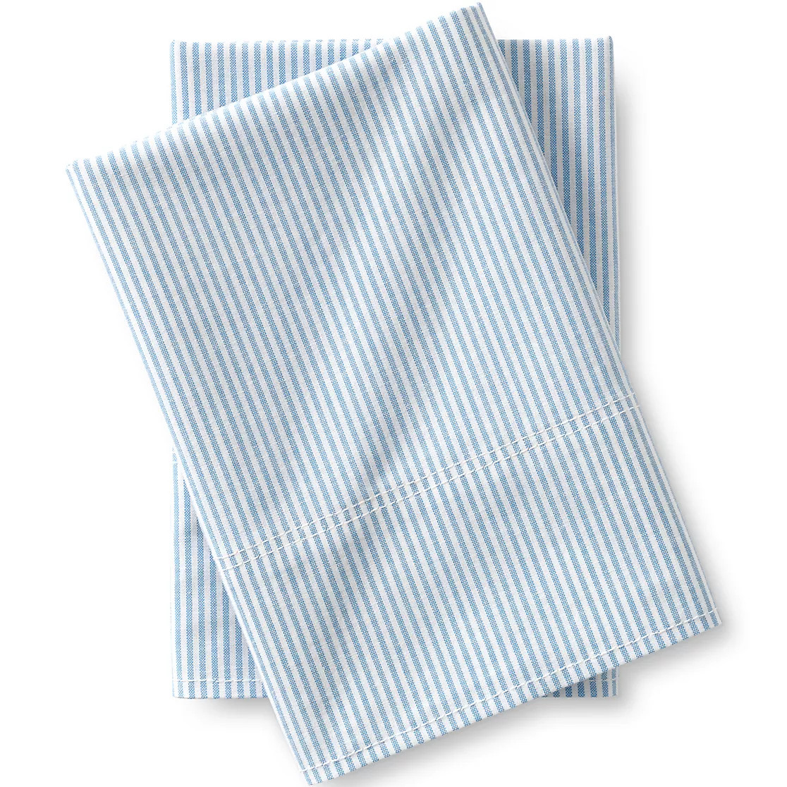 Cotton Oxford Stripe Pillowcases | Lands' End (US)