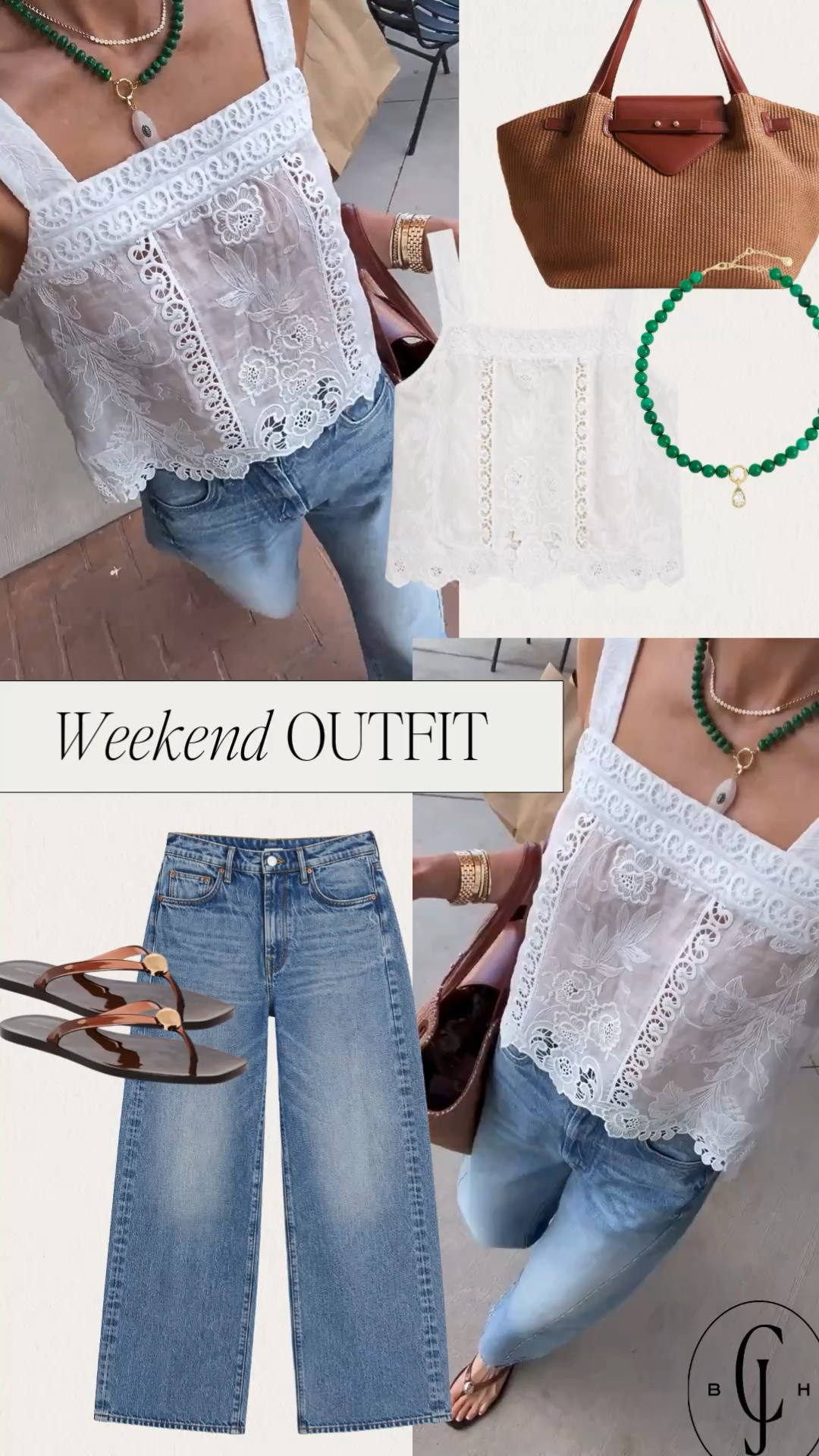 I got so many questions about this outfit! It’s so simple, but classic and perfect for summer.

#LTKsummer #LTKjeans