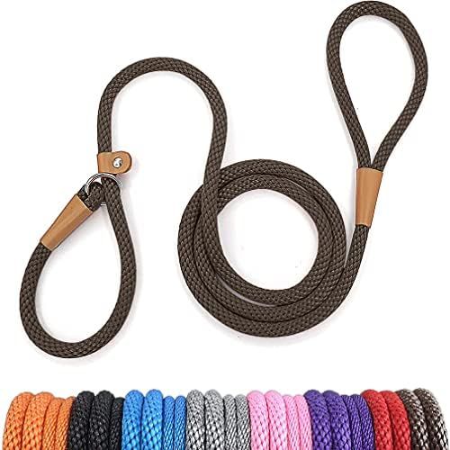 lynxking Dog Leash Slip Lead and Snap Hook Leash Braided Rope Durable Pet Strong Training Traffic Wa | Amazon (US)