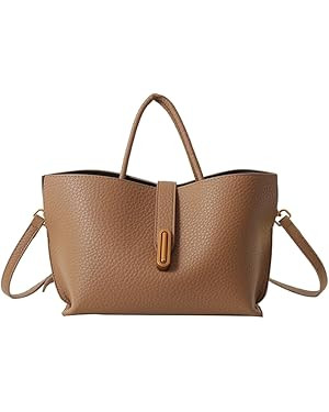 Bucket Bags for Women - Leather Crossbody Bucket Purse Small Handbag Trendy Vintage Shoulder Bag ... | Amazon (US)