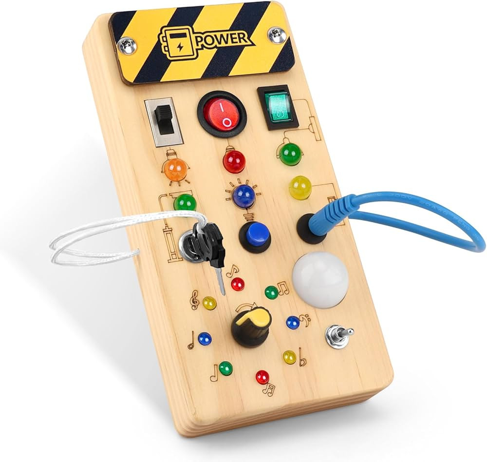 Montessori Busy Board,Montessori Toys for 1-3 Years Old,Baby Sensory Board,Preschool Learning Act... | Amazon (US)