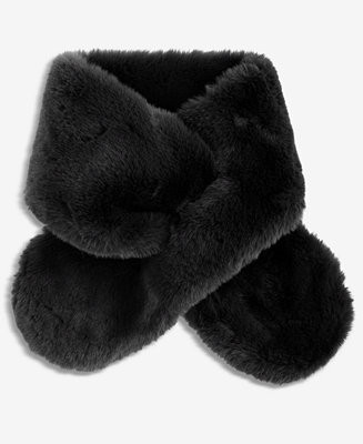 Faux Fur Pull-Through Scarf, Macy's Exclusive | Macy's