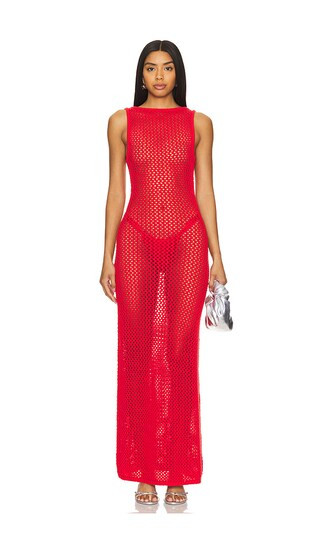 Violeta Maxi Dress in Red | Revolve Clothing (Global)