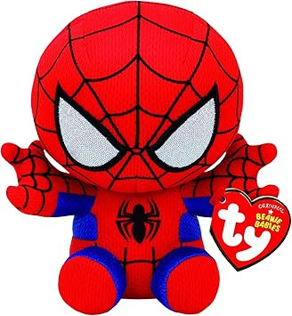 Ty Spiderman Plush, Red/blue, Regular | Amazon (US)