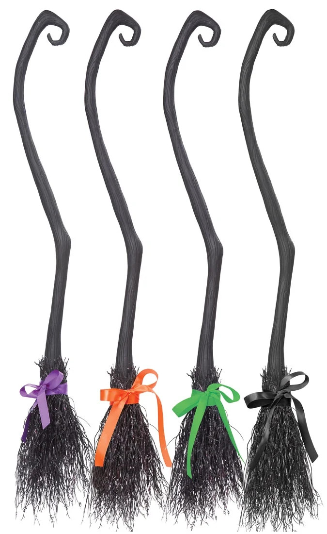 Witch's Broom Halloween Accessory, One Size | Walmart (US)