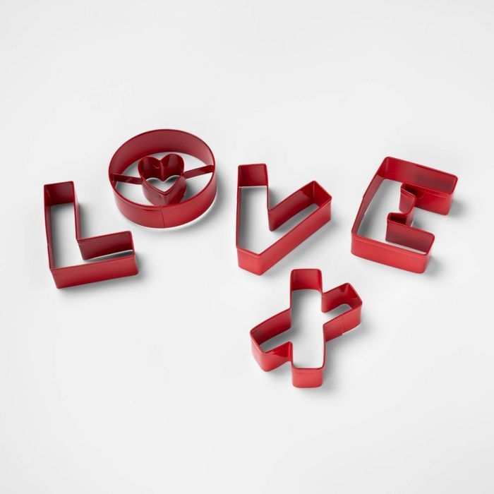 5pc Stainless Steel Love X Cookie Cutter Set - Spritz™ | Target