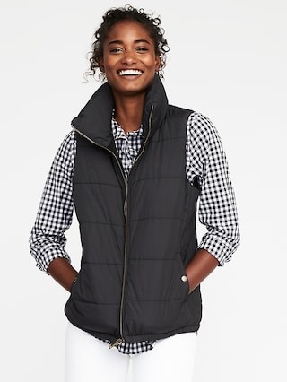 Old Navy Womens Frost-Free Vest For Women Black Size L | Old Navy US