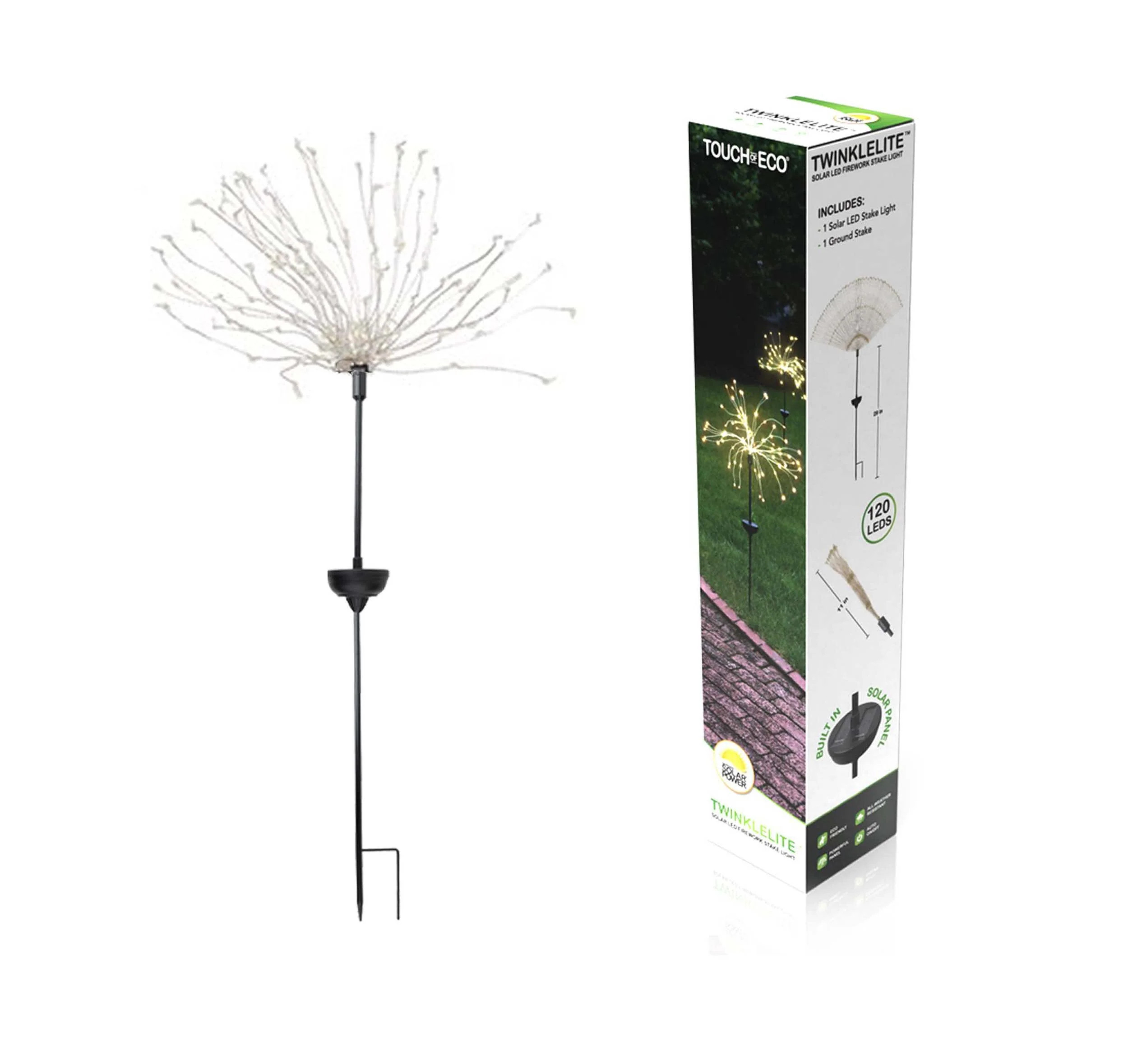 Touch Of ECO Solar Powered Twinkle-Lite LED Garden Sparkler Stake Ligh | Zulily