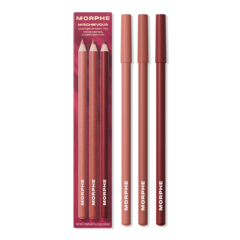 Morphe Mischievous Signature Lip Pencil Trio | Ulta