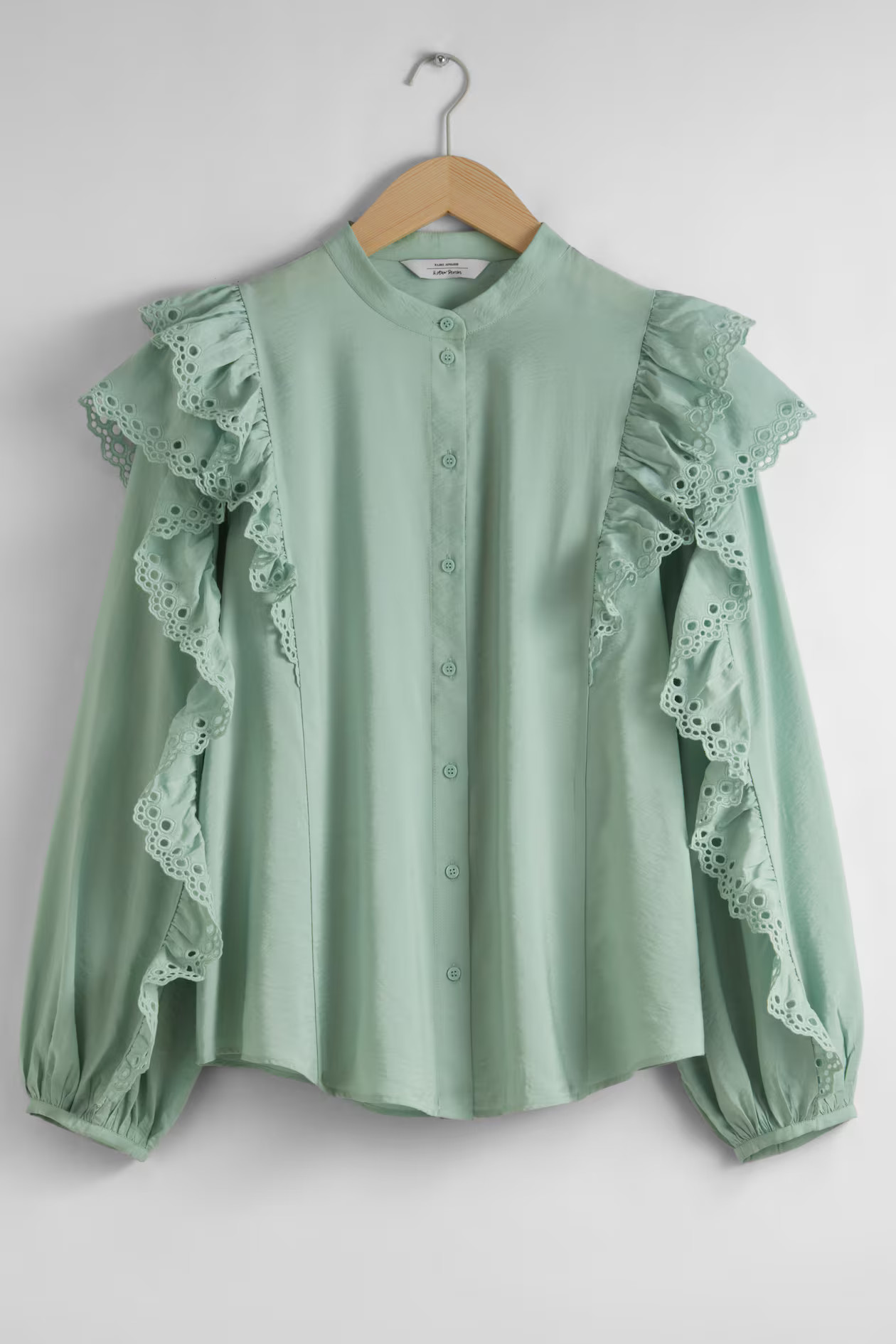 Blouse met geschulpte ruches | H&M (DE, AT, CH, NL, FI)
